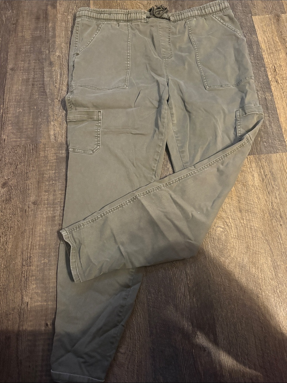 Maurices Olive Green Utility Jogger Pants